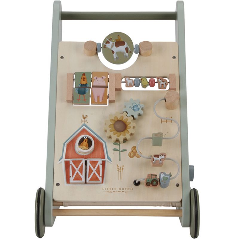 Chariot de marche en bois Little Farm - Reconditionné Little Dutch Produit 4