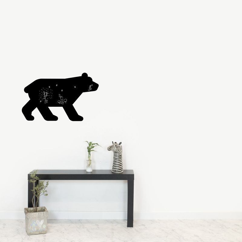 Stickers muraux Ours ardoise Chispum