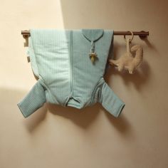 Gigoteuse à manches amovibles Rib Sea Green (18-24 mois)