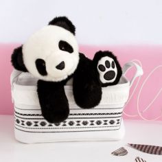 Peluche panda So Chic noir (25 cm)