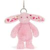 Porte-clé Blossom Luxe Lapin Blushkin Jellycat Produit 3