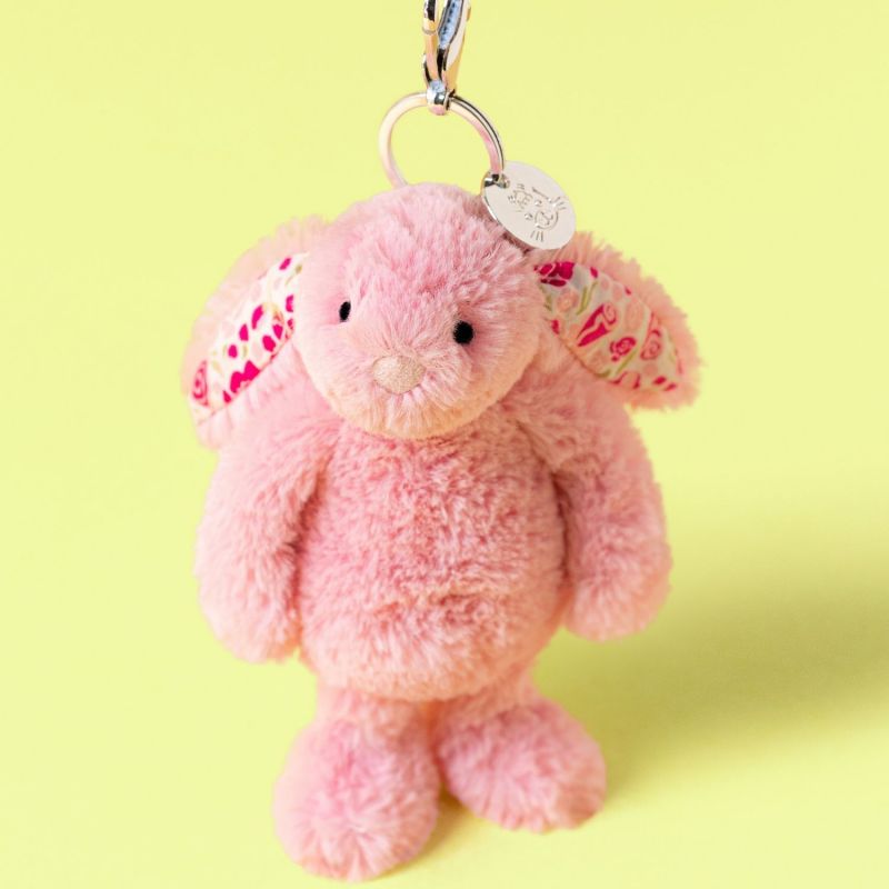 Porte-clé Blossom Luxe Lapin Blushkin Jellycat Ambiance 6