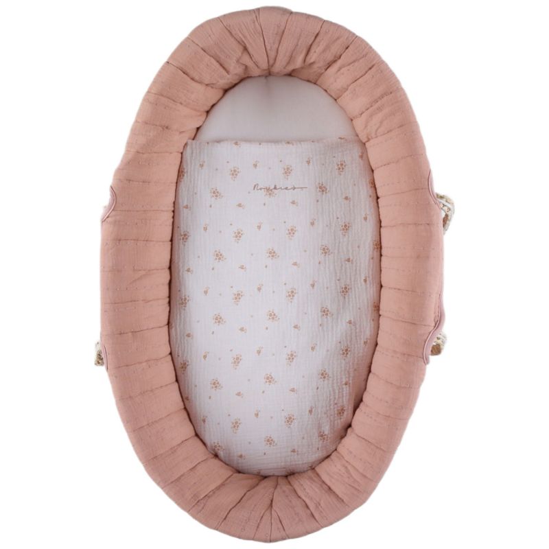 Couffin en mousseline bio Rose Noukie's Produit 1