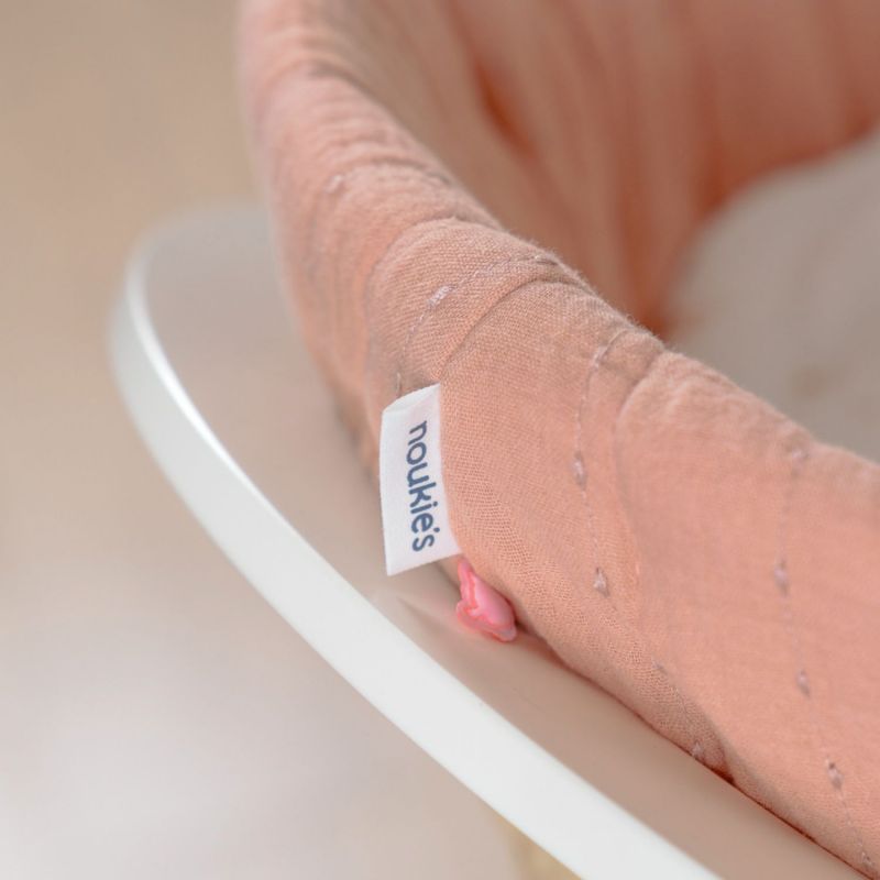 Couffin en mousseline bio Rose Noukie's Ambiance 6