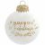 Variation Doré, blanc du produit Boule de Noël Nounou Fabuleuse de la marque Baubels