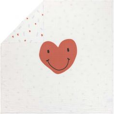 Couverture Happy Rascals Coeur (100 x 100 cm) - Lässig 