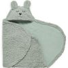 Couverture nomade lapin Ash Green - Jollein
