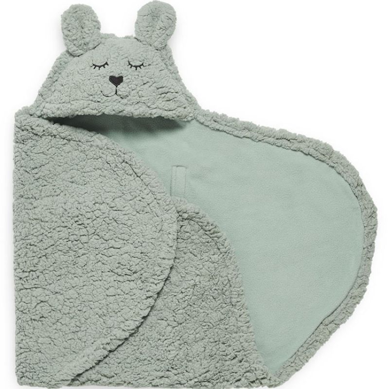 Couverture nomade lapin Ash Green Jollein