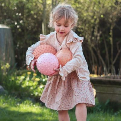 Set de 2 balles sensorielles brun rosé et chamois