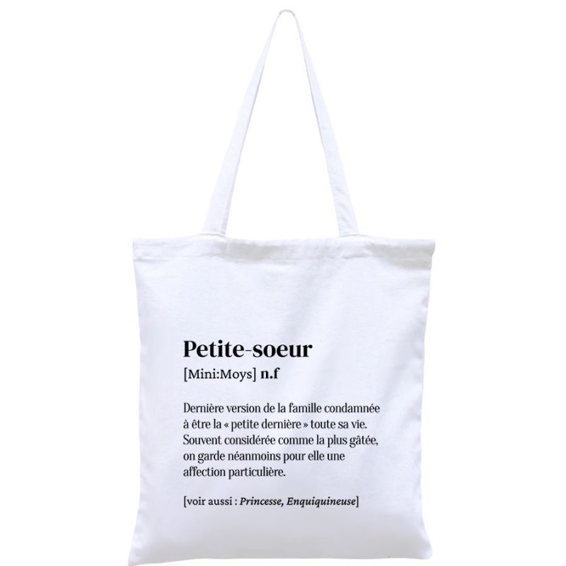Sac à anses en coton bio Petite-sœur Hindbag