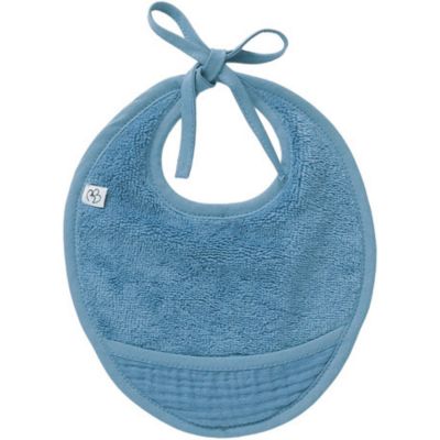 Bavoir de naissance Pierre Bleue  par BB & Co