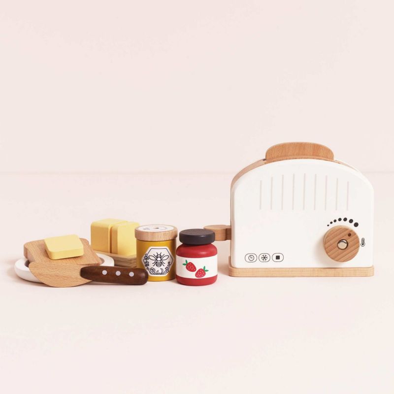Ensemble petit déjeuner avec grille-pain en bois FSC Le Toy Van Ambiance 5