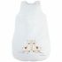 Gigoteuse 4 saisons blanche lama Sacha TOG 2 (70 cm) - Noukie's