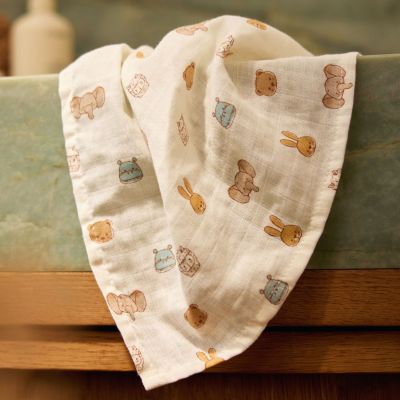 Lot de 3 langes en gaze de coton Jollies (70 x 70 cm)