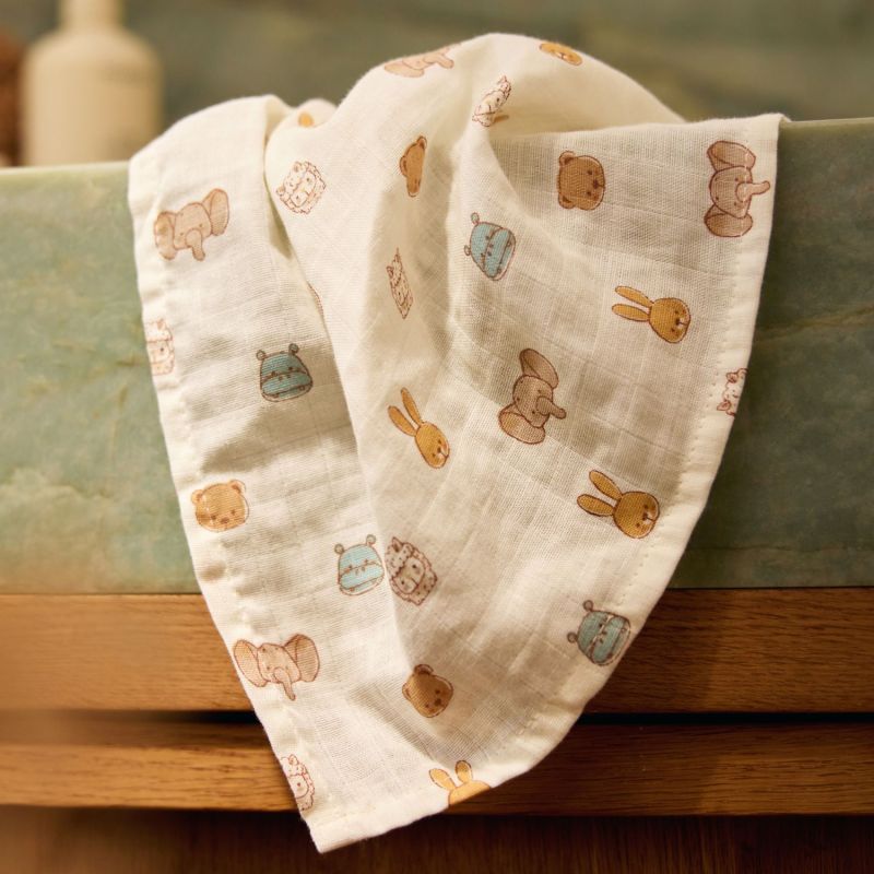 Lot de 3 langes en gaze de coton Jollies (70 x 70 cm) Jollein Ambiance 2