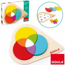 Jeu à encastrer Mix couleur puzzle  par Goula