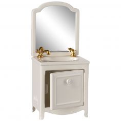 Coiffeuse avec évier Souris Blanc cassé