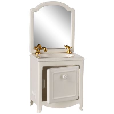 Coiffeuse avec évier Souris Blanc cassé