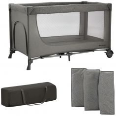 Lit parapluie 2 en 1 Joy 2 Gris