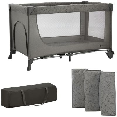 Lit parapluie 2 en 1 Joy 2 Gris Kinderkraft