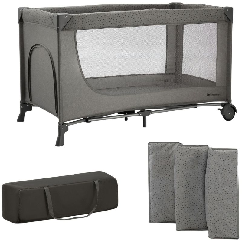 Lit parapluie 2 en 1 Joy 2 Gris Kinderkraft Produit 1