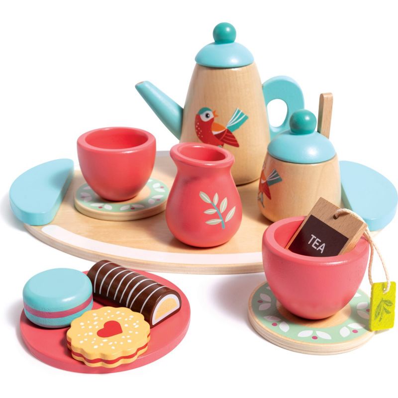 Set de thé en bois - Reconditionné Hape