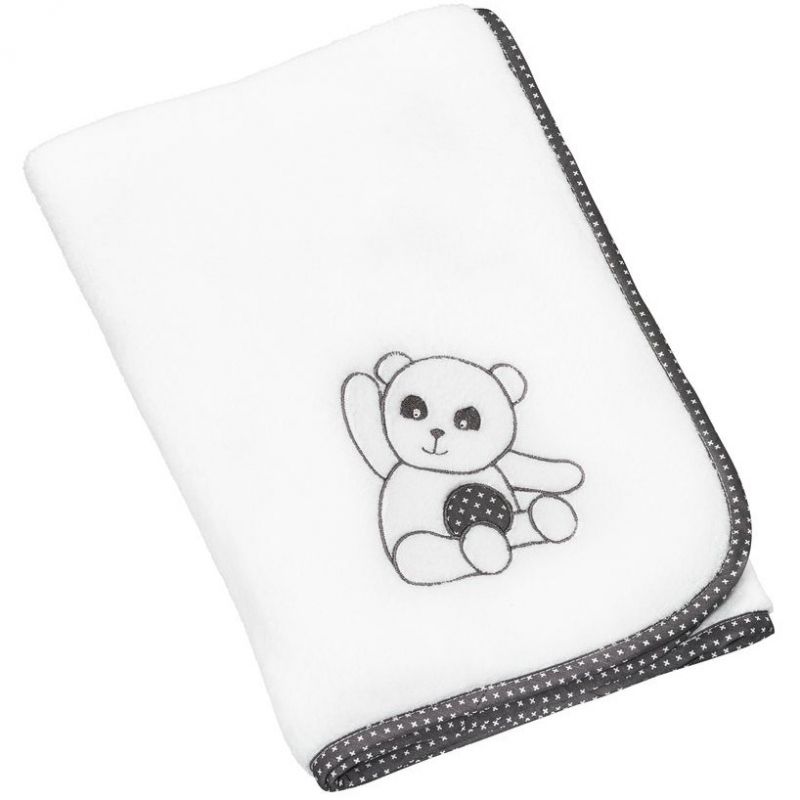 Couverture en polyester panda Chao Chao (75 x 100 cm) Sauthon