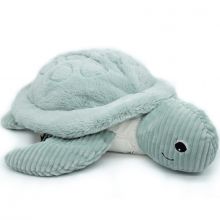 Peluche géante Les Ptipotos Sauvenou la tortue menthe (50 cm)  par Les Déglingos