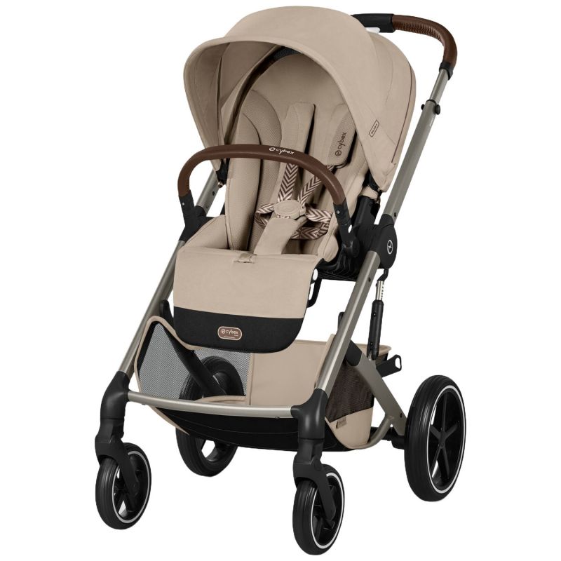 Poussette citadine Balios S 2026 avec nacelle pliable Almond Beige Cybex Produit 6