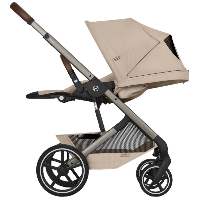 Poussette citadine Balios S 2026 avec nacelle pliable Almond Beige Cybex Produit 7
