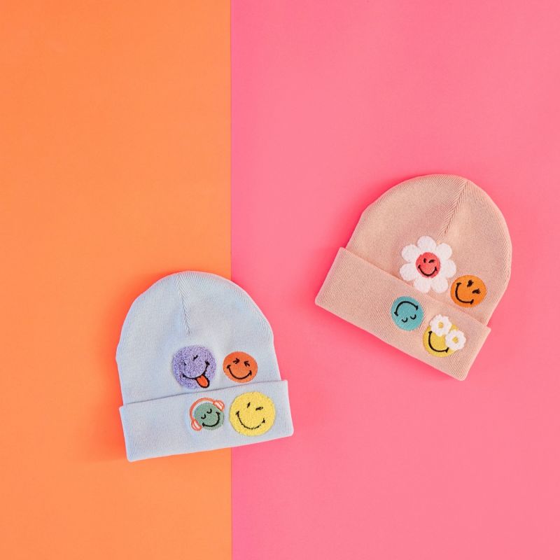 Bonnet enfant SmileyWorld bleu (1-3 ans) Lässig Ambiance 8