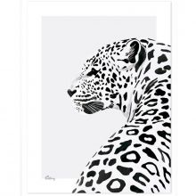 Affiche le léopard (30 x 40 cm)  par Lilipinso