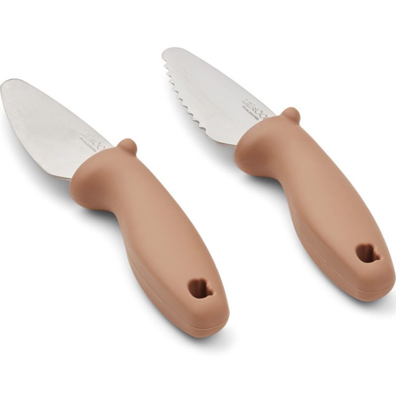 Lot de 2 couteaux Perry Tuscany rose Liewood
