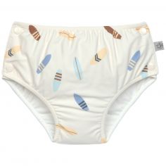 Maillot de bain anti-fuite  Planches de surf écru (13-24 mois) - Lässig 