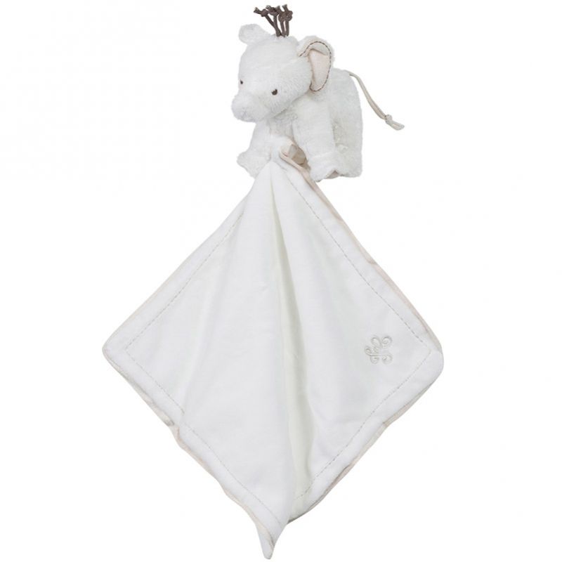 Doudou plat Ferdinand l'éléphant écru (25 x 25 cm) Tartine et Chocolat