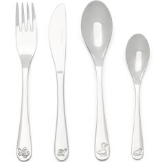 Coffret couverts en acier Water life personnalisable (4 pièces) - Zilverstad