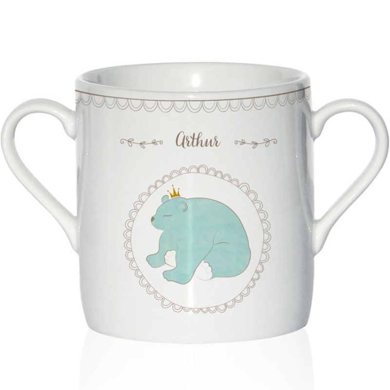 Tasse en porcelaine Ours (personnalisable) Gaëlle Duval