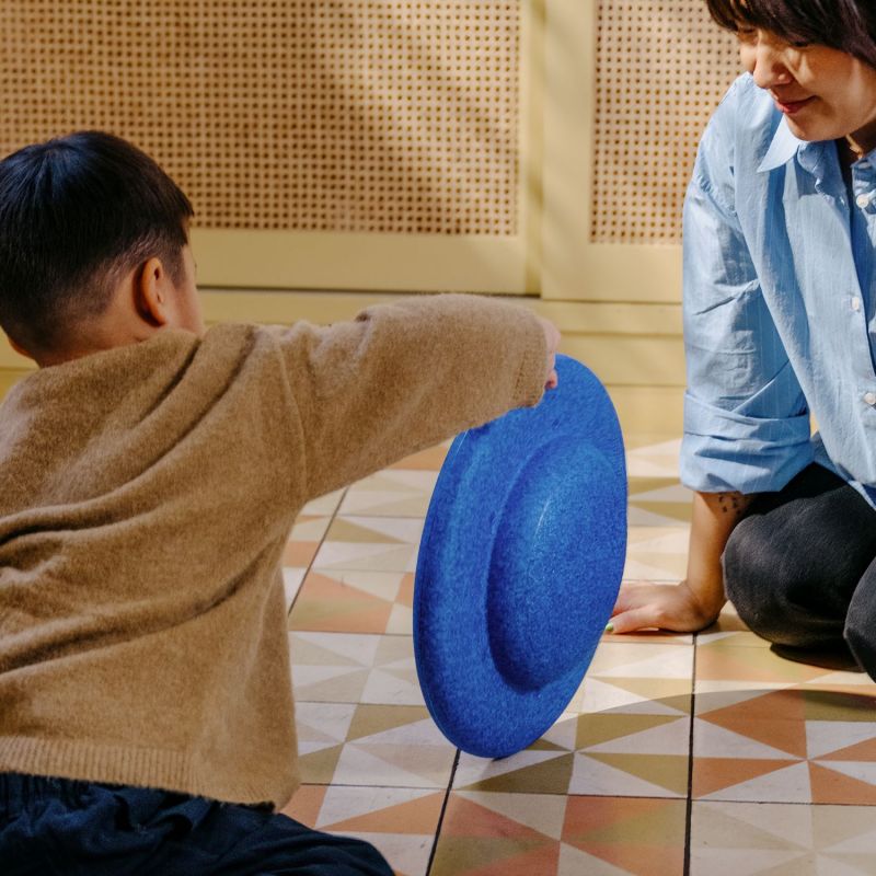 Jeu de motricité Stapelstein Board blue Stapelstein Ambiance 3