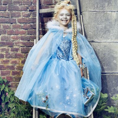 Déguisement princesse d'hiver bleu - 3/4 ans - Jour de Fête
