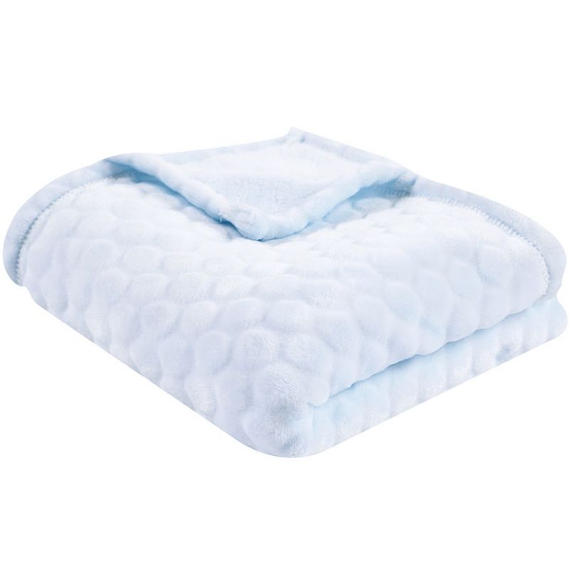Couverture bubulle bleu ciel (75 x 100 cm) Domiva