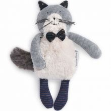 Peluche chat Fernand Les Moustaches (19 cm)  par Moulin Roty