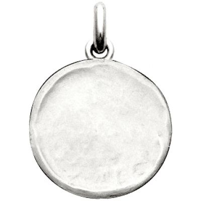 Médaille laïque martelée (argent 925°)