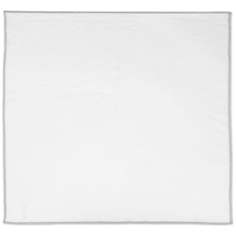 Lot de 2 langes Little Bloom Vichy Gris (70x70 cm) Pasito a pasito Produit 6