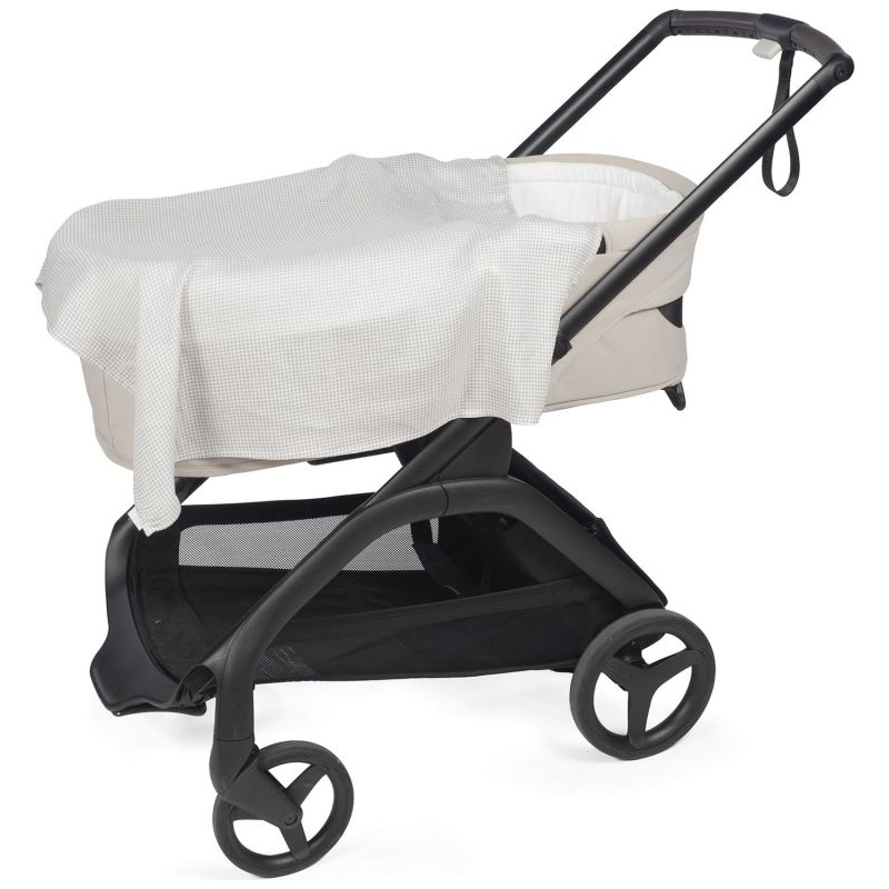 Lot de 2 langes Little Bloom Vichy Gris (70x70 cm) Pasito a pasito Produit 8