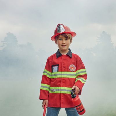 Costume de pompier pour enfant avec accessoires