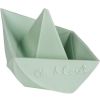 Jouet de bain bateau Origami latex d'hévéa mint Oli & Carol Ambiance 5