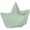 Jouet de bain bateau Origami latex d'hévéa mint Oli & Carol Ambiance 6