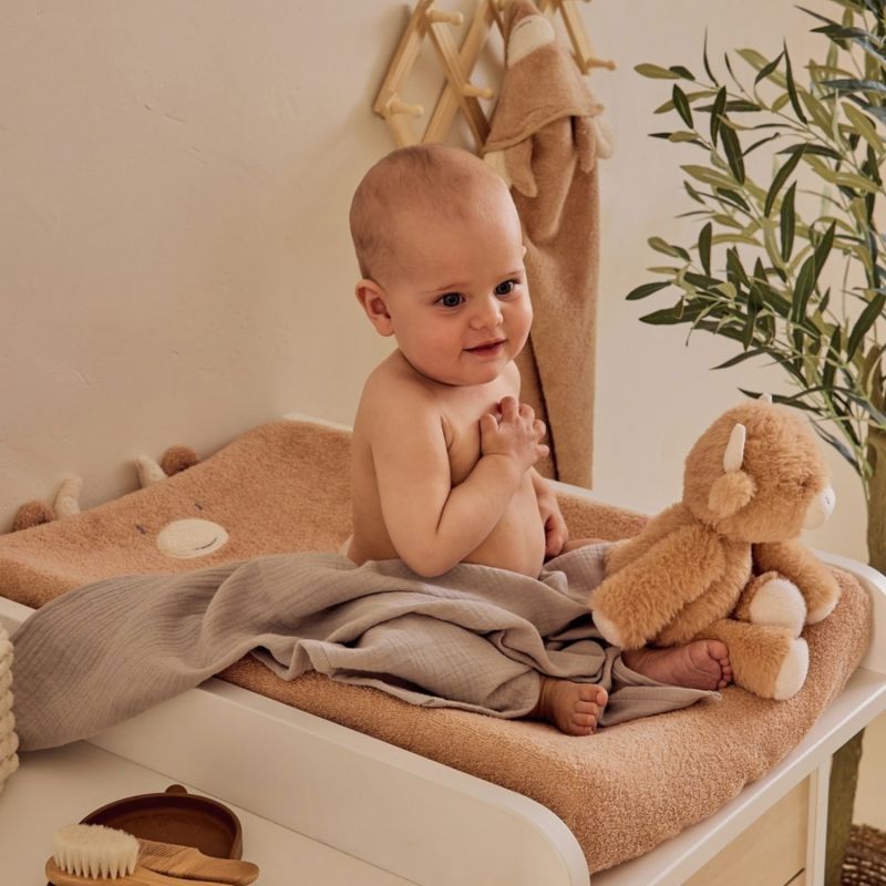 Matelas à langer avec housse éponge Fluffy Noukie's Ambiance 2