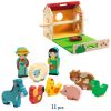 Ferme en bois nomade Softi-Farm  par Djeco