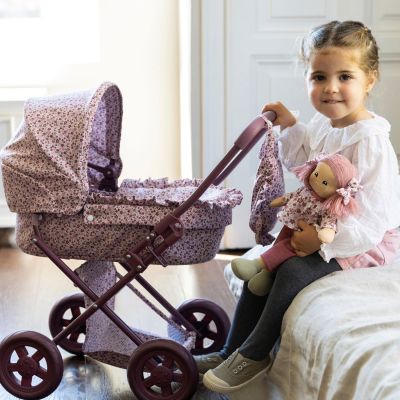 Landau pour poupée Cherry Fleurs